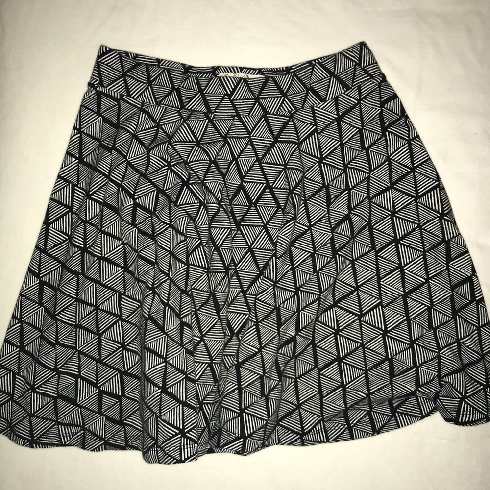 Black and white skirt
